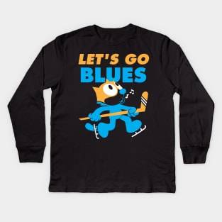 Lets Go Blues Kids Long Sleeve T-Shirt